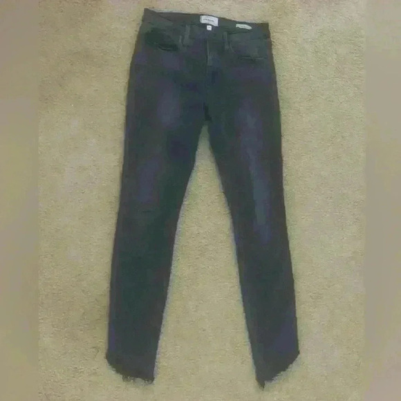 FRAME Le Skinny De‎ Jeanne Raw Hem Ankle Jean 27 - Picture 1 of 10